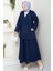 Kimono Etek Ikili Kot Takım 1531 - Koyu Mavi 5