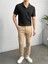 Unisex Erkek-Kadın Fitilli Polo Yaka Triko T-Shirt 4