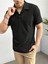 Unisex Erkek-Kadın Fitilli Polo Yaka Triko T-Shirt 5
