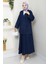 Kimono Etek Ikili Kot Takım 1531 - Koyu Mavi 3
