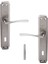 Oda Kapı Kolu 1 Takım Nikel Inox Aynalı Sağa Sola Uygun Iç Dış Ahşap Pvc Metal Çelik Kapısı Tutamağı 5