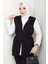 Niyar Yelek Pantolon Ikili Takım 1530 - Siyah 2
