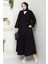 Kimono Etek Ikili Kot Takım 1531 - Siyah 3