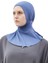 Kadın Tesettür Pratik Boyunluklu Hijab - Sporcu Bone - Mavi 4