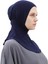 Al-Tobeh Kadın Tesettür Pratik Boyunluklu Hijab - Sporcu Bone - Lacivert 5