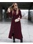 Fh Fashionhere Kadın Uzun Kollu Çıtçıtlı Viskon Krop Bluz ve Yırtmaçlı Etek Istenildiğinde Elbise Olan Ikili Takım 2