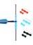 Siyah S Tarzı 1 Takım 4 Renk Bowstring Parmak Tab Guard Bowstring Saver Okçuluk Yay Olimpik Yay Için Koruyucu Parmak Silikon Yayın (Yurt Dışından) 2