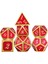 NO.420 Tarzı Dnd Metal Zar Rpg Mtg Italik Yazı Tipi Kese Dahil Çeşitli Renkler D4 D6 D8 D10 D12 D20 (Yurt Dışından) 1