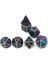 No.91 Stili Metal Zar Seti D4 D6 D8 D10 D% D12 D20 Yumuşak Ipli Kılıf Dnd Rpg Masa Oyunları Dados Rpg D Zar Dados Rol Dnd Set Zar (Yurt Dışından) 5