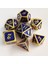 No.34 Tarzı Dnd Oyunu, Masa Üstü Rpg, Zindanlar ve Ejderhalar, Matematik Öğretimi, 7 Için Emaye Katı Metal ile Çokyüzlü Metal Zar Seti Çinko Alaşım (Yurt Dışından) 5