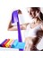 Mor Tarzı Yoga Pilates Streç Direnç Bandı Egzersiz Fitness Bandı Eğitim Elastik Egzersiz Fitness Lastik Kemer 150CM (Yurt Dışından) 2