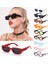 No.3 Tarzı Moda Retro Kadın Gözlük Küçük Dikdörtgen Güneş Gözlükleri Uv Rotection Güneş Gözlüğü Bisiklet Yürüyüş Balıkçılık Için Seyahat (Yurt Dışından) 4