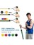 15 Adet Tarzı Direnç Bantları Set Genişletici Egzersiz Fitness Çekme Halatı Elastik Lastik Bant Streç Yoga Tüpleri Koşum Eğitim Egzersiz (Yurt Dışından) 4