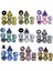 M0006-C Stili 7pcs Galaxy Metal Zar Seti D&d Çokyüzlü Zar Dnd Rpg Mtg Masa Oyunları Dados Zar D20 D12 D10 D% D8 D6 D4 Kadife Kılıflı (Yurt Dışından) 2