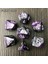 NO.105 Tarzı Nebula Efektli Yeni Renkli Zar Seti Dnd Zar Seti D4,D6,D8,D10,D%,D12,D20 Çokyüzlü Zar, Rpg Masa Oyunu (Yurt Dışından) 1