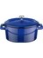 Metal Oval Mini Tencere, Mavi 1
