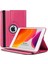 Apple iPad 10.2'' 9. Nesil (A2602-A2604-A2603-A2605) Için Kılıf 360 Rotating Stand Deri Pembe [ipad 9.nesil 10.2 ile Uyumlu Kılıf - Pembe] 1