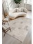 Armony AR016G Grı Halı Modern Desenli Akrilik Pamuk Taban Tozu Az Salon Halısı Yatak Odası Koridor 1