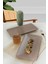 Mat Toprak Taupe Siera Seramik Kayık Tabak 33 cm Modern Tasarım 2 Adet 1