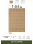 Tiora TI007A Bej Jüt Halı Naturel Sisal Örme Hasır Modern Yıkanabilir Dayanıklı Tozu Yok 2