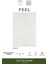 Feel FL005A Beyaz Halı Modern Desen Akrilik Tozu Az Pamuk Taban Salon Halısı Yatak Odası Koridor 2