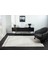 Feel FL005A Beyaz Halı Modern Desen Akrilik Tozu Az Pamuk Taban Salon Halısı Yatak Odası Koridor 5