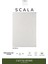 Scala SC001A Beyaz Halı Klasik Desenli Tozu Az Akrilik Salon Halısı Yatak Odası Mutfak Koridor 2