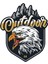 Aksesuar Off Road Camping Adventure Kamp Kartal Eagle Outdoor Sticker 14 x 11 cm 1