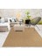 Tiora TI001A Bej Jüt Halı Naturel Sisal Örme Hasır Modern Yıkanabilir Dayanıklı Tozu Yok 1