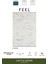 Feel FL004M Krem Halı Modern Desen Akrilik Tozu Az Pamuk Taban Salon Halısı Yatak Odası Koridor 2