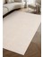 Crown CR006W Bej Halı Modern Detaylı Pamuk Taban Akrilik Tozuaz Salon Yatak Odası Koridor Halısı 1
