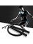 Siyah Stil Atlama Hızı Atlama Ipi Alüminyum Ayarlanabilir 3 M Metal Rulman Kolu Boks Fitness Egzersiz Eğitimi Için Atlama Ipi (Yurt Dışından) 3