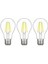 3 Adet LED Ampul 6500K E27 ( Beyaz ) ( A60 ) 1