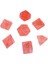 C-Kırmızı Tarzı Olyhedral Zar For Dungeons And Dragons Dnd Dados Rpg Mtg Masa Oyunu D20 D12 D10 D8 D6 D4 Karışık Renkli Zar Seti ve Zar Kupası (Yurt Dışından) 1
