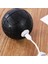 Siyah 800 Mah Tarzı 800MAH Suya Dayanıklı Elektrikli Masaj Topu Titreşimli Masaj Topu USB Şarj Edilebilir Masaj Silindiri Eğitimi Yoga Fitness Köpük Rulo (Yurt Dışından) 3