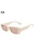 C4 Stili Retro Küçük Dikdörtgen Güneş Kadınlar Popüler Moda Şeker Renk Gözlük Erkekler Kare Güneş Gözlükleri Shades UV400 Koruma (Yurt Dışından) 1