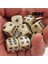 Ack Akrilik Fildişi Zar Yuvarlak Eğlence Parti Küpleri Mahjong Aksesuar Zar (Yurt Dışından) 2