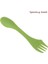 Yeşil Stil Sıcak Açık Spork 3 Ioon Çatal Kesici Kamp Yürüyüş Gereçleri Plastik Spork Combo Seyahat Gadget Çatal (Yurt Dışından) 1