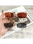 Altın Çerçeve Sarı Stili Şeker Rengi Vintage Gözlükler Retro Tonlar Dikdörtgen Güneş Gözlüğü UV400 Metal Kare Çerçeve Lens Trendy Gözlük Kadın Gözlükleri Очки (Yurt Dışından) 5