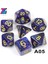 A05 Stili Renkli Evren Galaxy Zar Seti D4-D20 Dnd Rpg Noel Hediyesi Seçmek Için En Iyi Giftolors (Yurt Dışından) 1