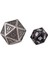 Masa Oyunları Için Antik Gümüş Metal De Zar D20 Çokyüzlü Zar (Yurt Dışından) 3