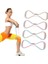 Beyaz Mavi 10MM Stili Şekil Sekiz Şekilli Kulplu Fitness Direnç Bandı Göğüs Kolları ve Omuzları Egzersiz Ekipmanlarını Çalıştırmak Için Kullanılır (Yurt Dışından) 2