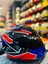 Fazer Siyah Vizör Rush Blue Red White Full Face Güneş Vizörlü Motosiklet Kaskı 4