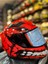 Fazer Siyah Vizör Fantastic Red Shinny Full Face Güneş Vizörlü Motosiklet Kaskı 1