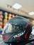 Fazer Mat Black Gray Red Çene Açılır Güneş Vizörlü Motosiklet Kaskı 3