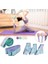 Mavi Stil 8-Izgara Yüksek Elastikiyet Dansı Yoga Yardımcı Germe Kemeri Elastik Yoga Kemeri Acemi Yoga Direnç Bandı (Yurt Dışından) 2