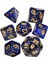 C Stili Nebula Glitter Çokyüzlü 7 Parçalı Zar Seti D4 D6 D8 D10 D% D12 D20 Rpg Dnd Masa Oyunları Için (Yurt Dışından) 2