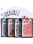 6828 Mavi Stil Yeni Oyun Kartları Plastik Bakara Texas Hold'em Poker Kartları Pvc Poker Masa Oyunları Kırmızı ve Mavi Su Geçirmez Giyilebilir Kart Oyunu (Yurt Dışından) 2