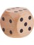 Sarı Stil Yuvarlak Köşeli Ekstra Büyük Ahşap Zar D6 Altı Taraflı Zar Masa Oyunları Için 5cm Mtg Rpg Oyun ve Parti Oynayan Okul Çocukları (Yurt Dışından) 3