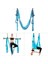 Mor Tarzı Yetişkin Anti-Yerçekimi Hava Yoga Hamak Salıncak Kapalı Salıncak Hamak Için Fitness Ekipmanları Anti-Yerçekimi Yoga Hamak Home Gym Yoga (Yurt Dışından) 2